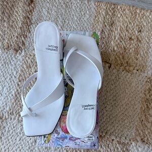 Jeffrey Campbell Elegant White Sandals